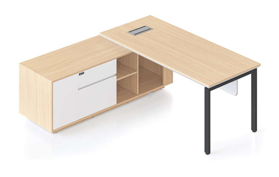 Black Profile End Leg